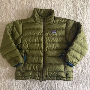 Patagonia Kids Green Puffer Jacket
